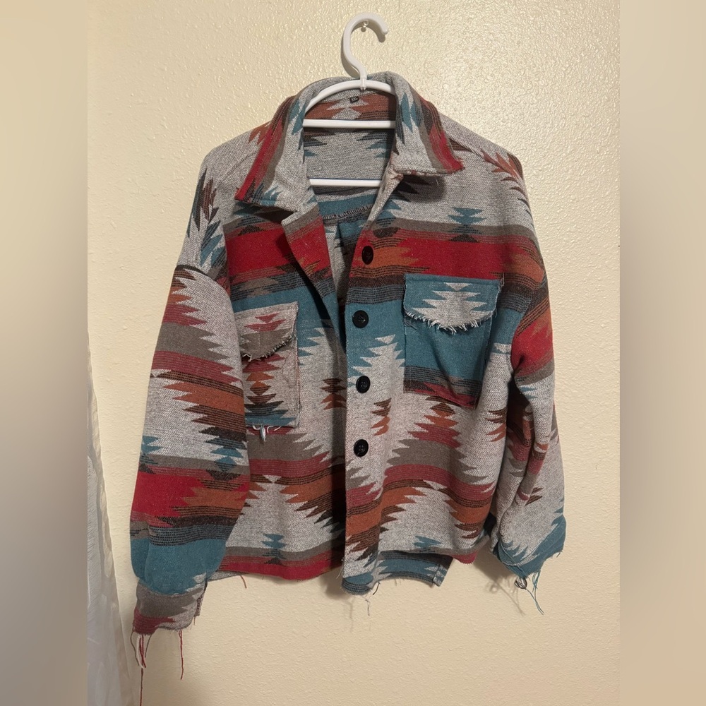 AZTEC pattern jacket